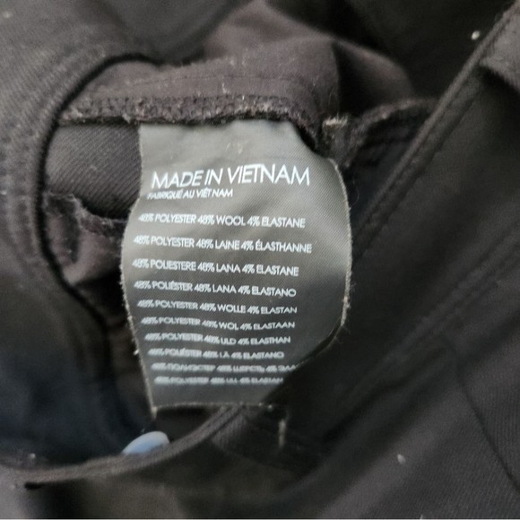 Club Monaco Black Wide Leg Trouser - Picture 5 of 7